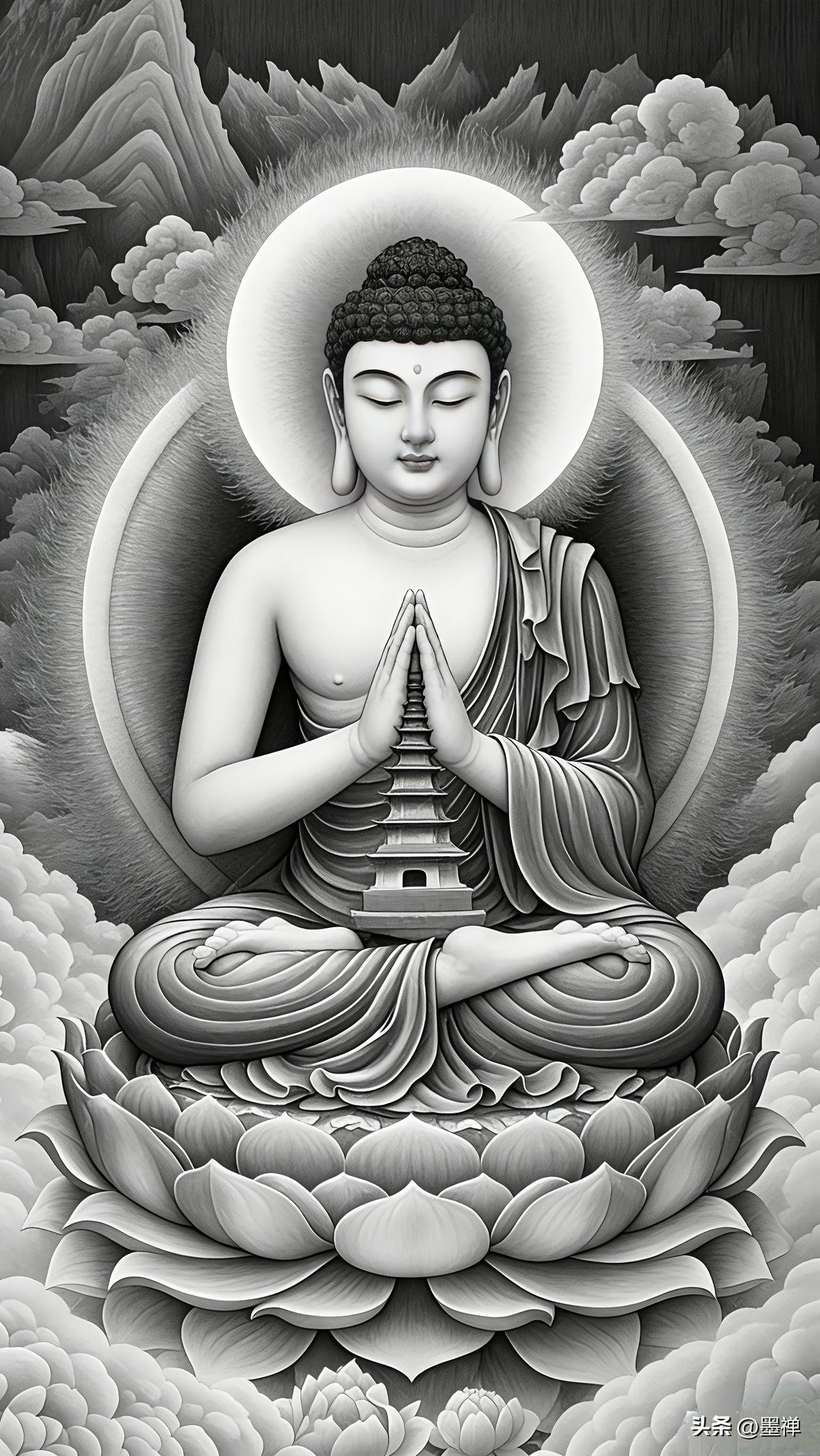 佛说，

若你行路有灯，归家有人，
口袋里还剩半颗糖，眼角还存着未落的泪——
请