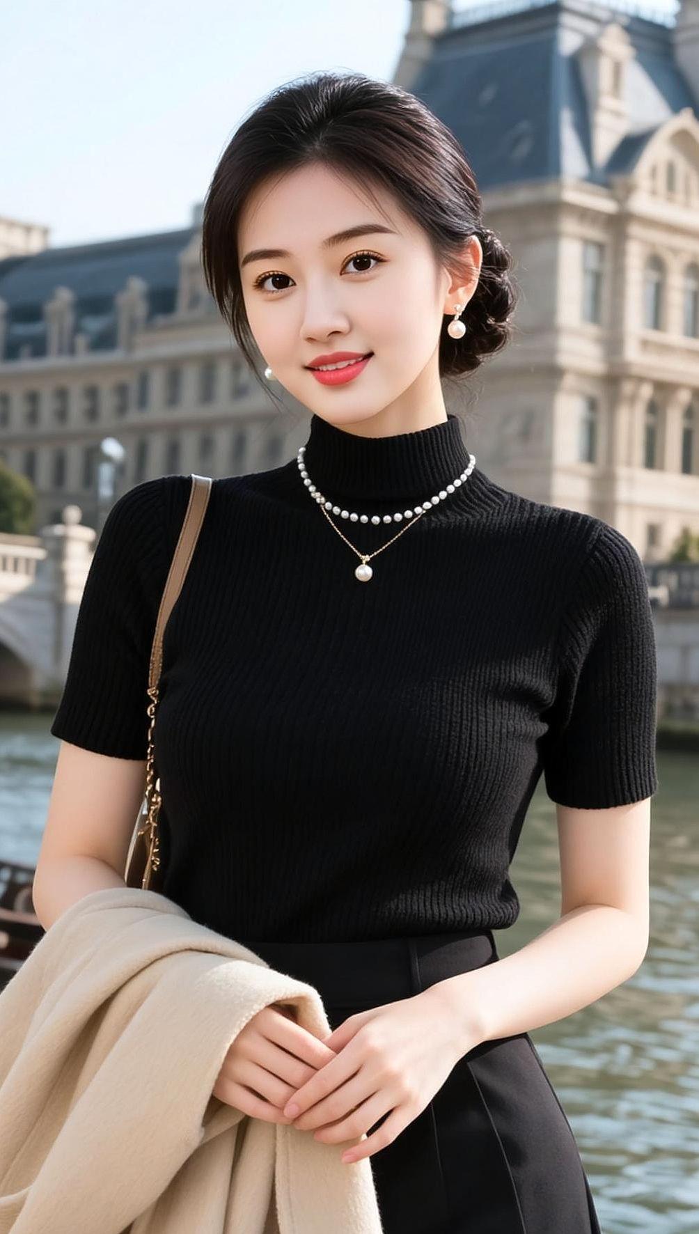 AI河畔轻熟风 抖音ai创作