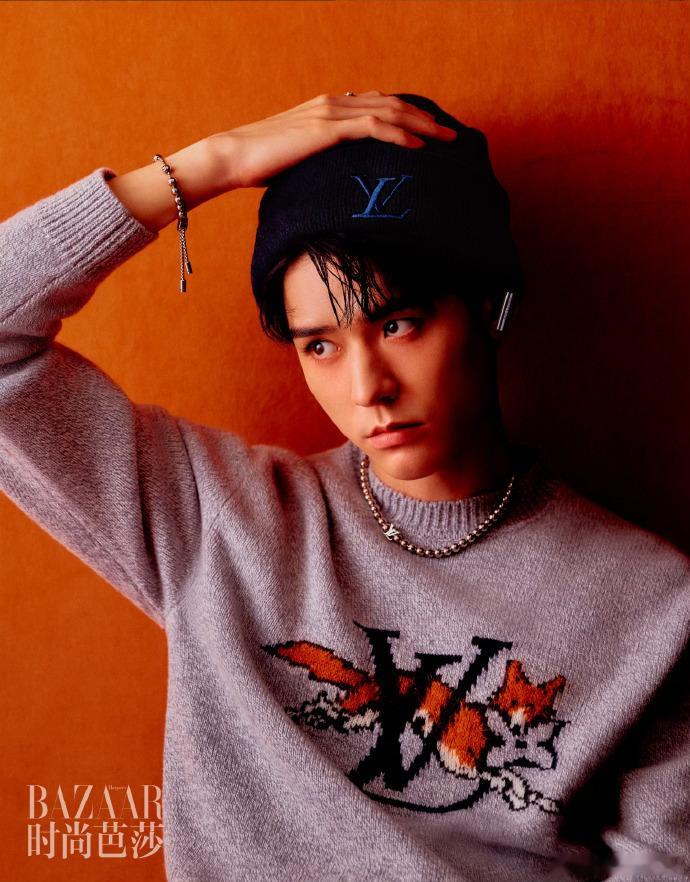 龚俊穿了小狐狸毛衣 龚俊时尚芭莎封面大片有，小狐狸毛衣简直就是自画像上身！这个龚