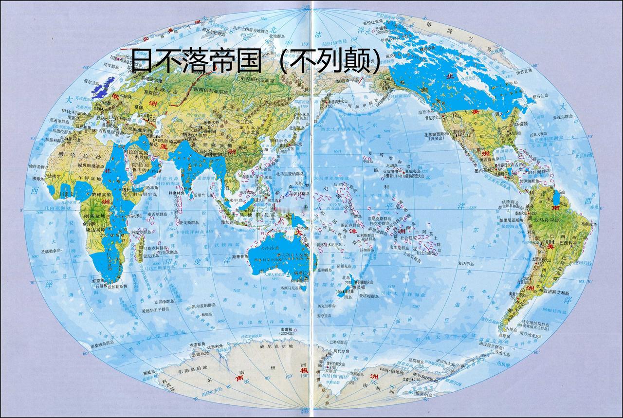 一战后，作为战胜国的不列颠夺取了德国在非洲的大片殖民地，又肢解奥斯曼帝国获得了中