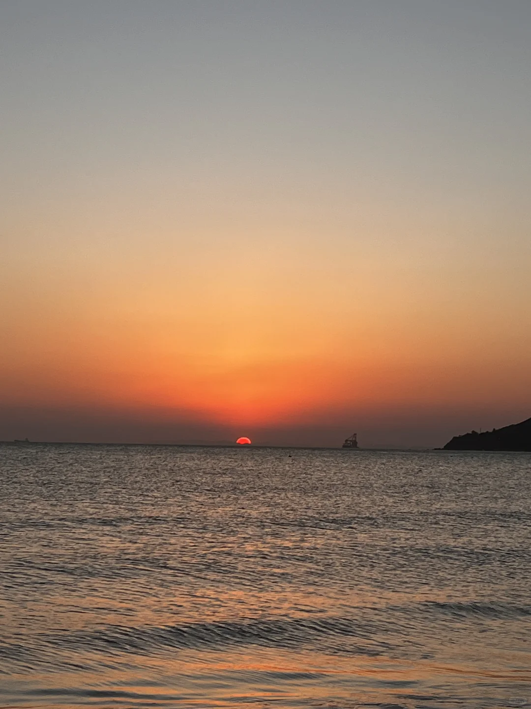 1.27今晚南澳岛黄昏挺美的！