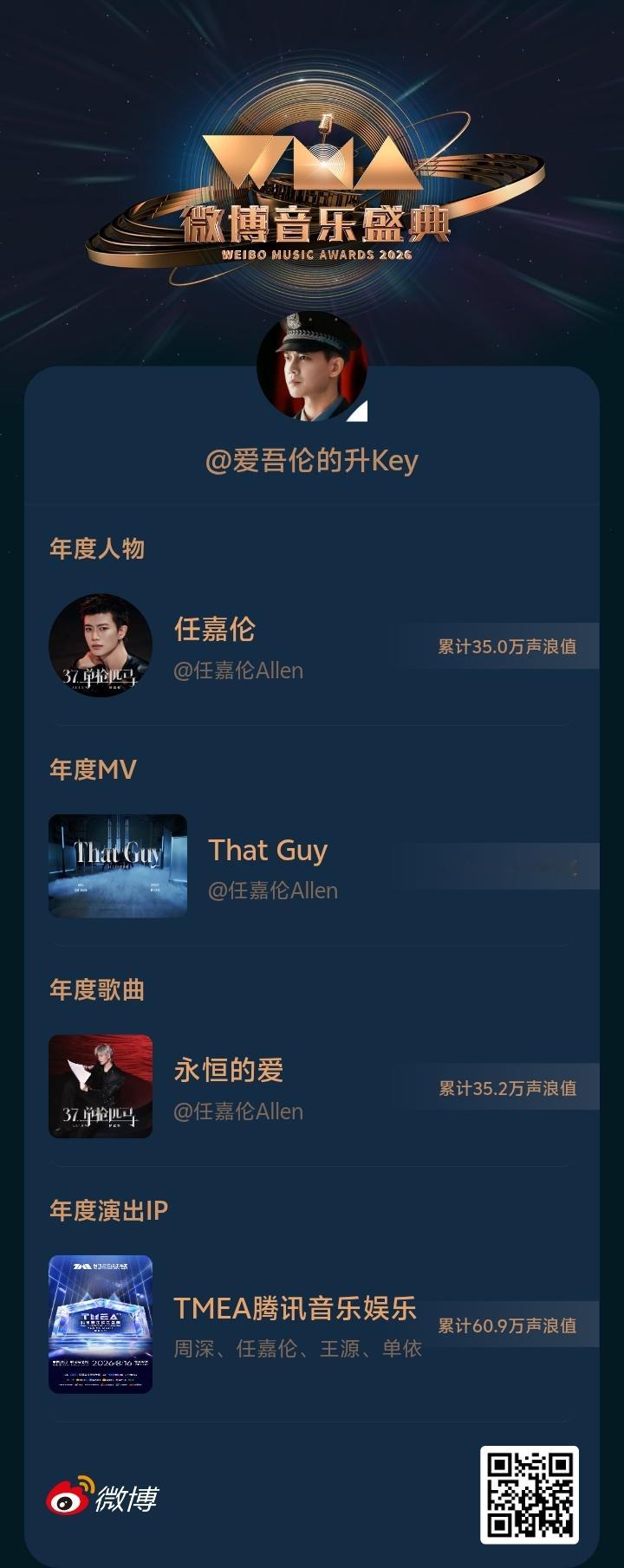 9.9日啦！继续戳👉👈与他“一起共赴年度音乐之约[赢牛奶][赢牛奶]​​​