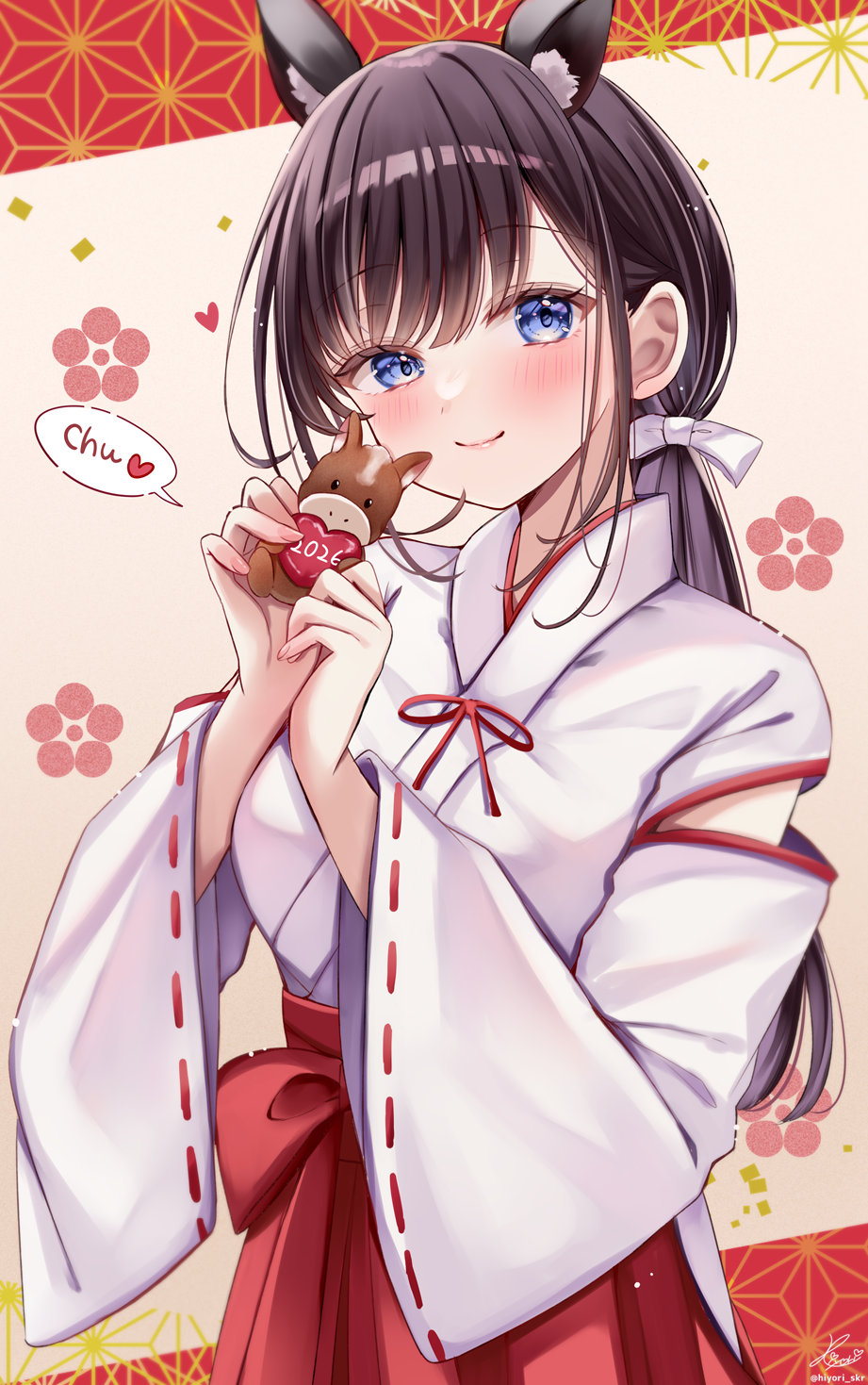 巫女あまねさん⛩️ | 画师: 桜ひより◆お仕事募集中，网页链接