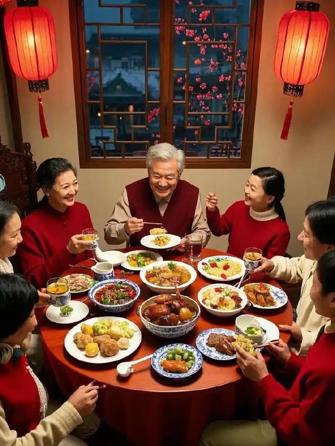 举国同庆，今夜无眠

春风和着春节的余韵
把千树万树火花点燃
红灯串串把节日装点