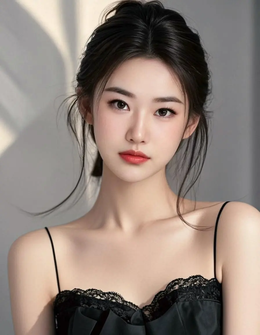 AI性感吊带美人