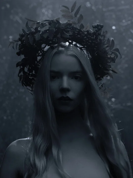 2015年，十八岁的安雅·泰勒-乔伊，在为歌曲《Red Lips》拍摄...