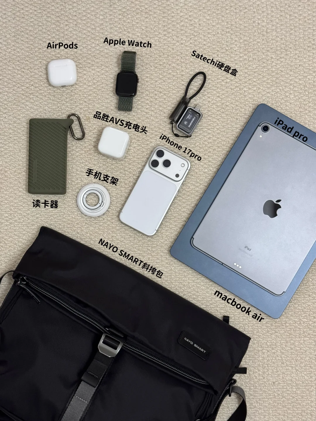 翻包EDC｜果粉全家桶通勤都带啥❓