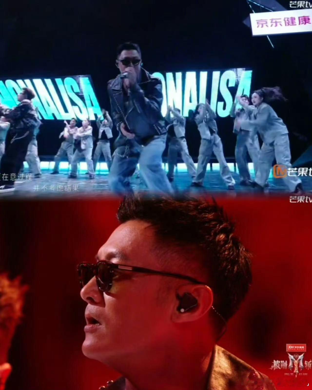 余文乐二公舞台燃爆余文乐组有男团那味了披荆斩棘直播早期热血港男本色尽显，挑战全新