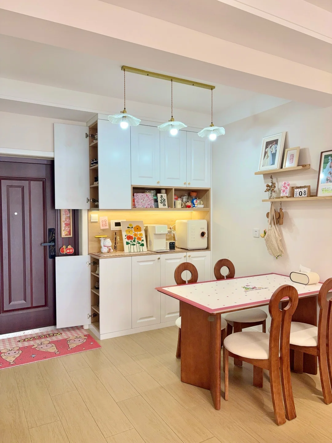 无玄关➕鞋柜➕餐边柜，这样设计不出错❗️