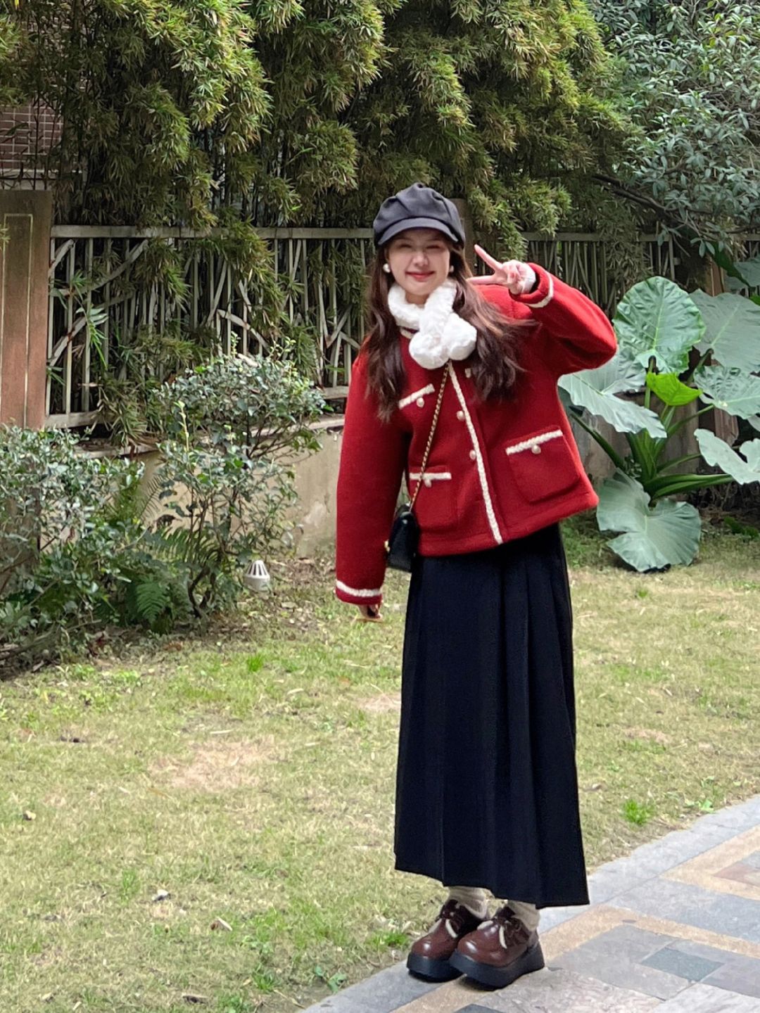 🎅🏻圣诞新年战衣已预定！红色富家小千金风~