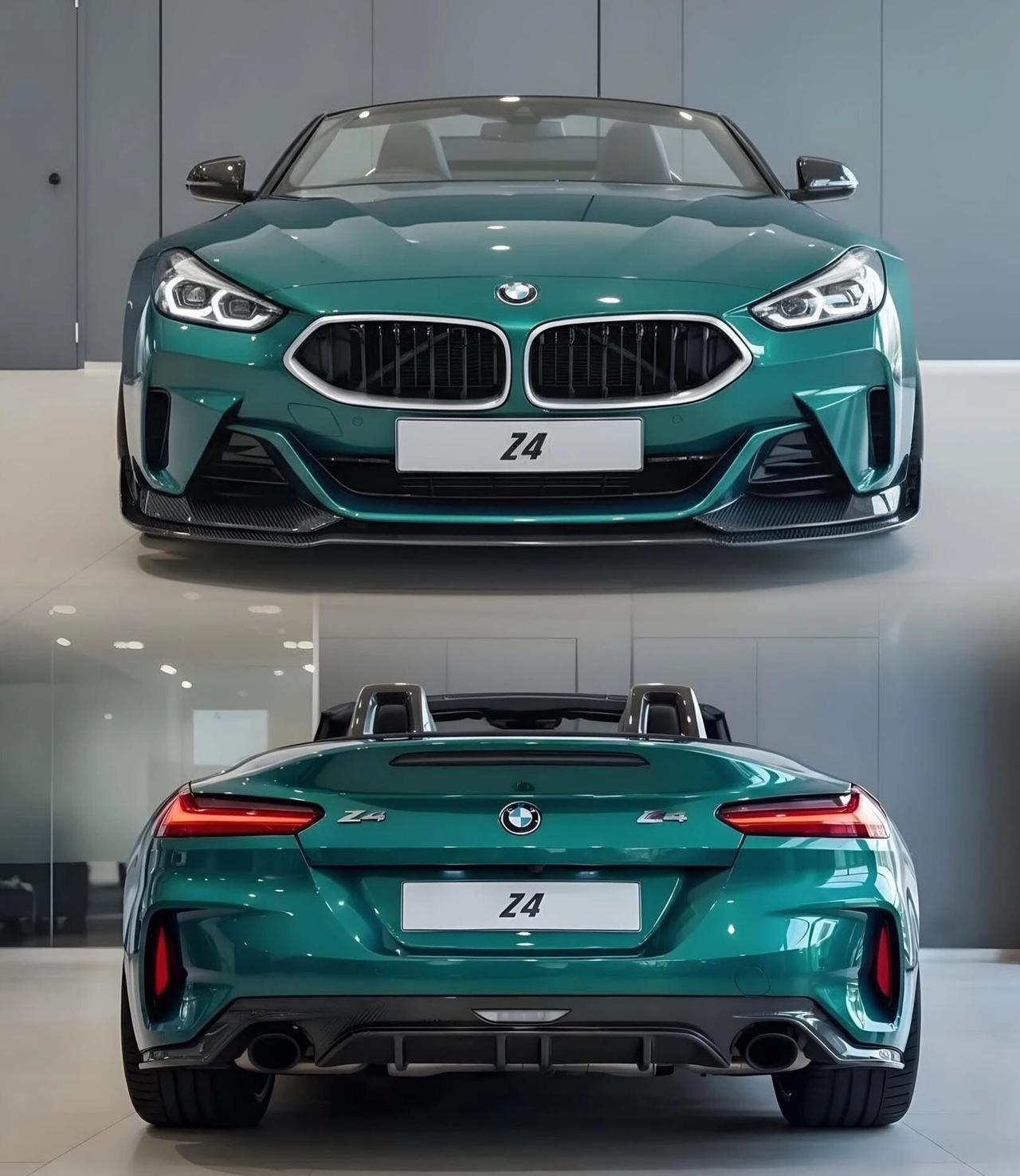 2027款宝马Z4，这颜值简直逆天！外观线条流畅动感，就像一头随时准备出击的猎豹