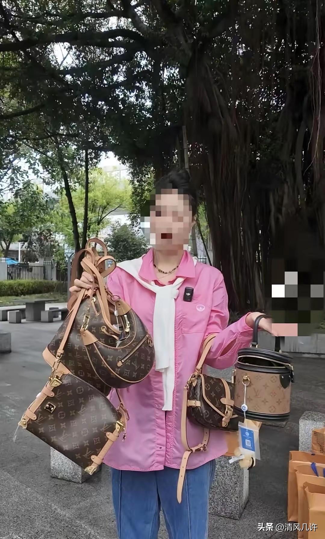 还有什么是可信的？福州，一女子在在正规LV店买了4个包，没想到女子想要转卖时，竟