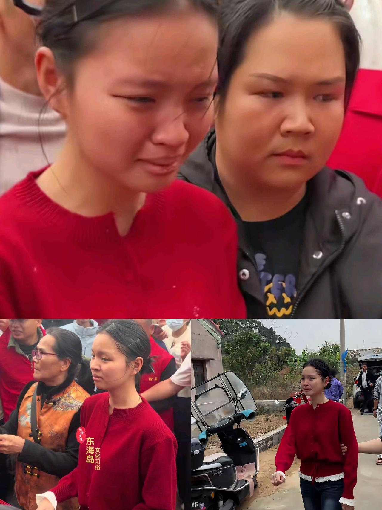 刷到那个被气哭的“小妈祖”，真是让人既想笑又心疼。

小小年纪，一脸稚气，还要强