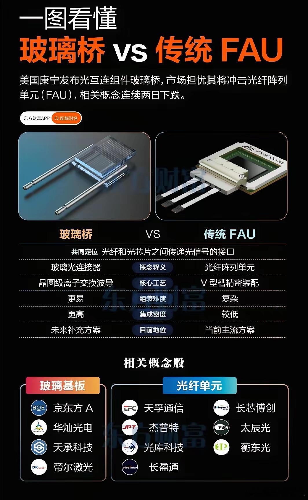 新技术颠覆光互连！玻璃桥替代预期升温，两大产业链迎来格局重塑AI高速互联技术迭代