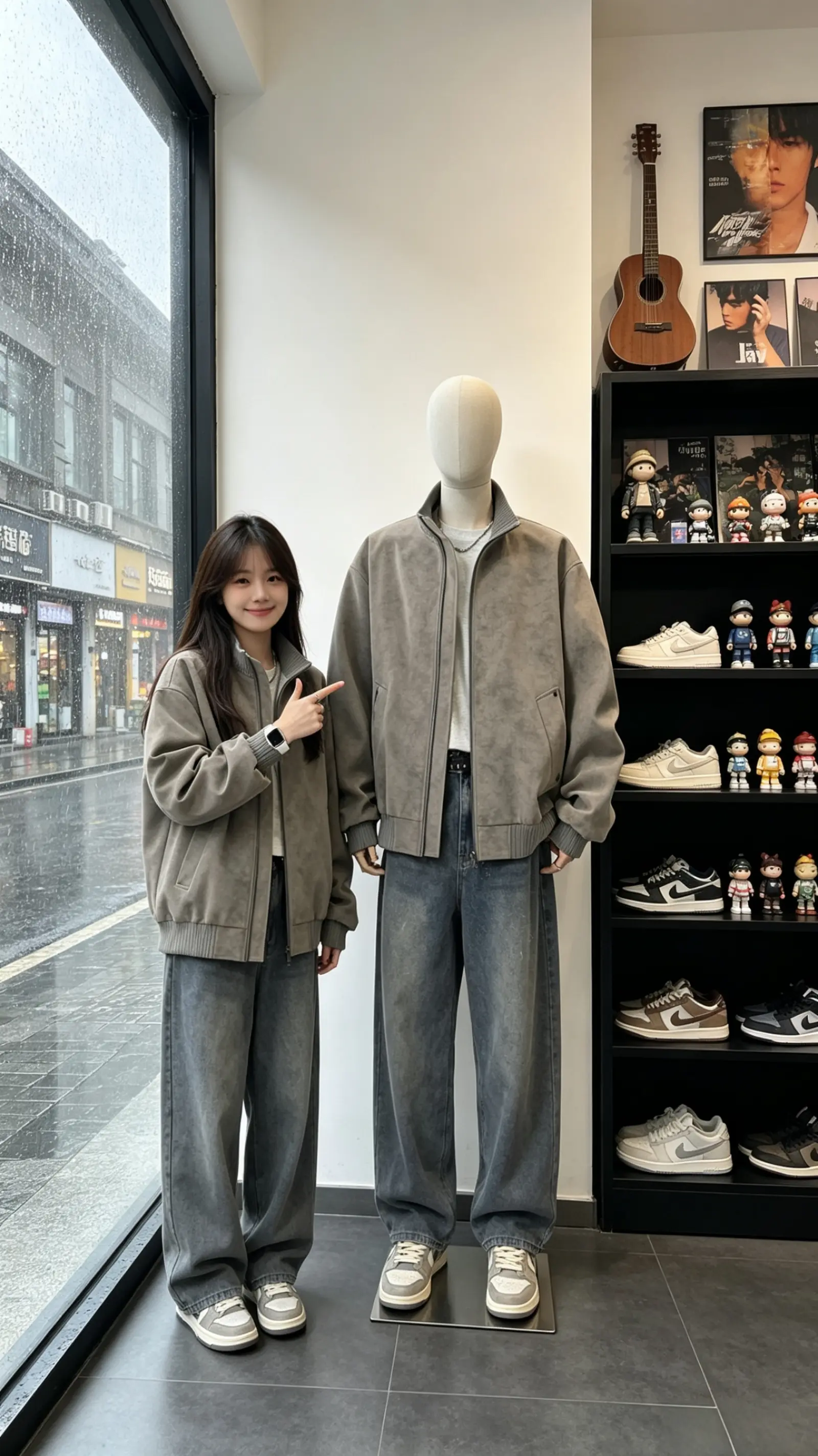女友说这件夹克很让她心动！