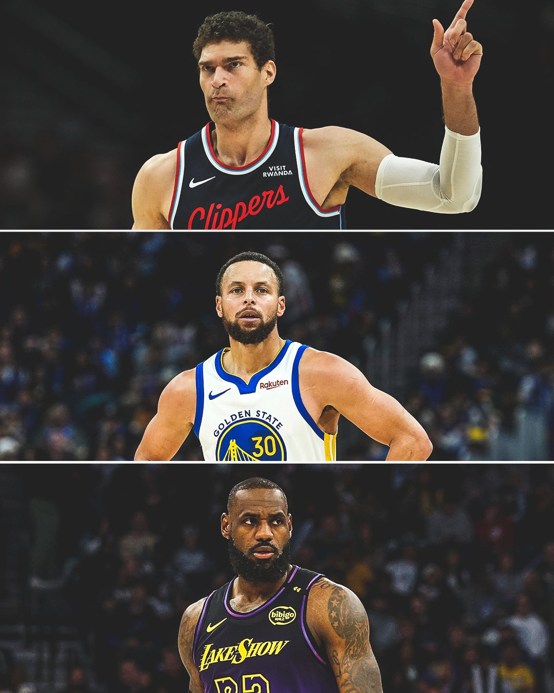 洛佩兹成为 NBA 历史上第三位年满 37 岁后单场命中 9 记三分的球员，跻身