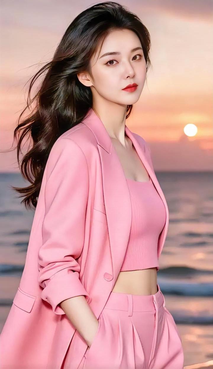 [作揖]月垂清雾楼藏翠，
日耀蓝天亭映红