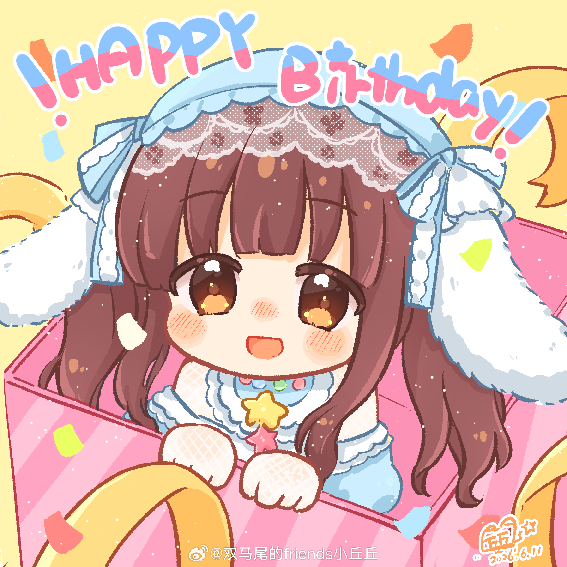 小丘丘的每日摸鱼 祝智绘里生日快乐🎂🎉🎉🎂给画的头像！ 