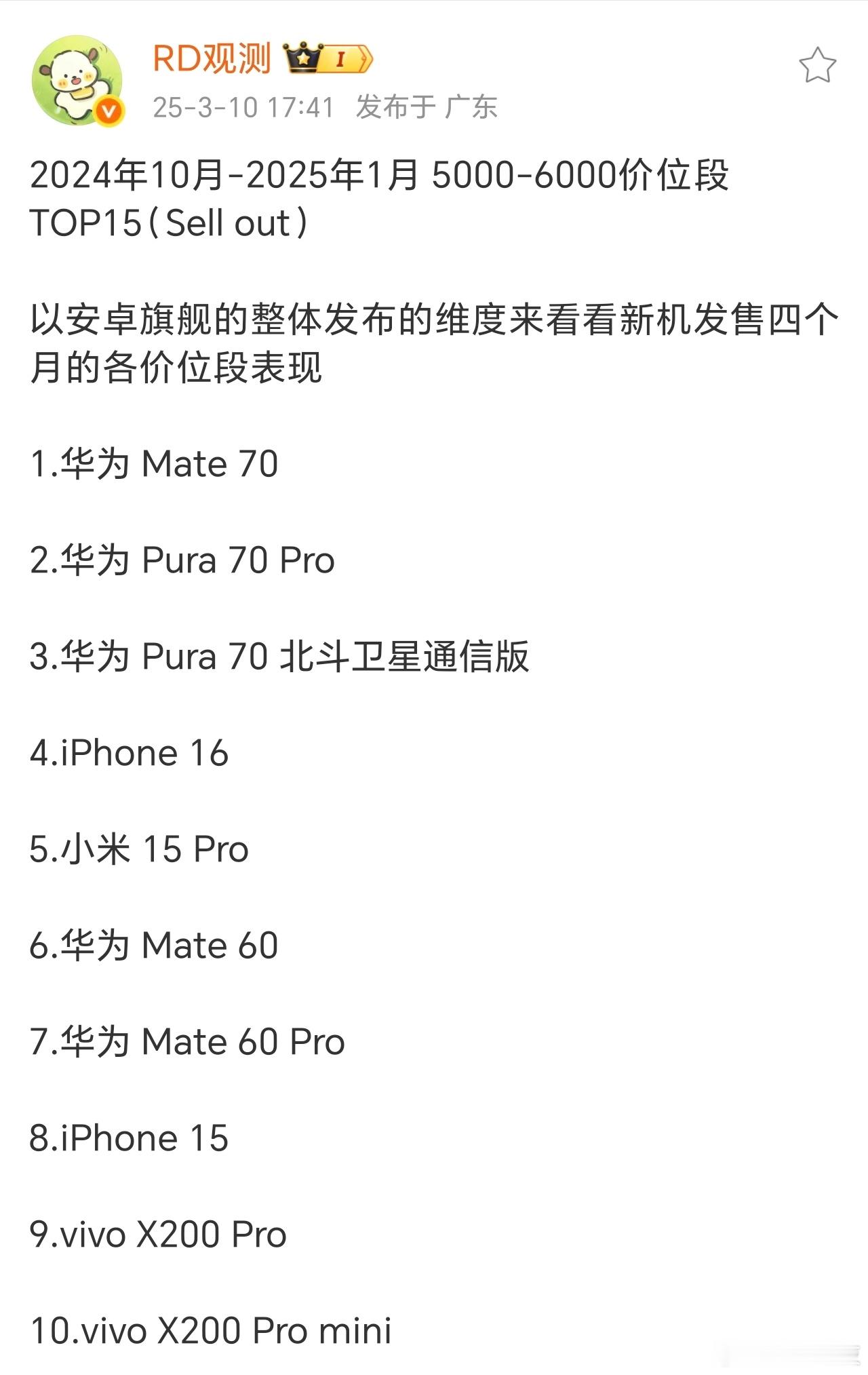 24年10月到25年1月，也就是四个月时间。（只看TOP10）5K-6K档位的销