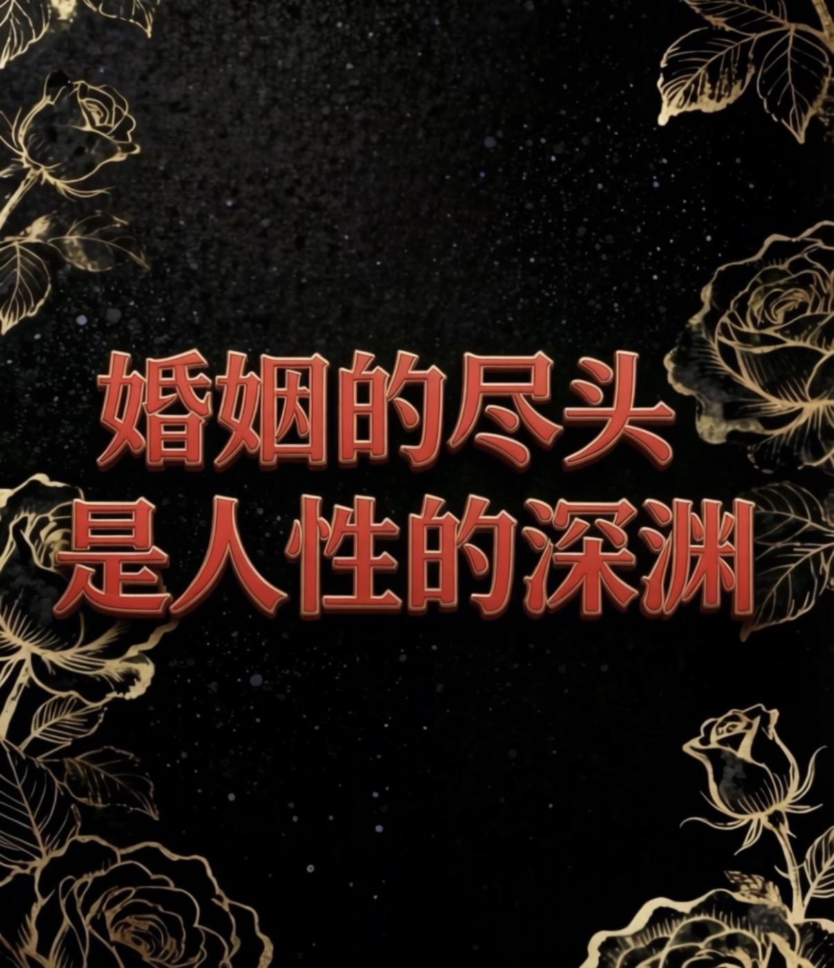 婚姻的尽头，是人性的深渊

婚姻里最寒心的不是吵架，
是连架都懒得吵。

结婚因