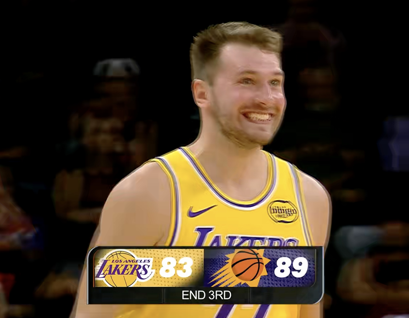 三节结束，湖人83-89太阳，单节输了16分[苦涩] ​​​​