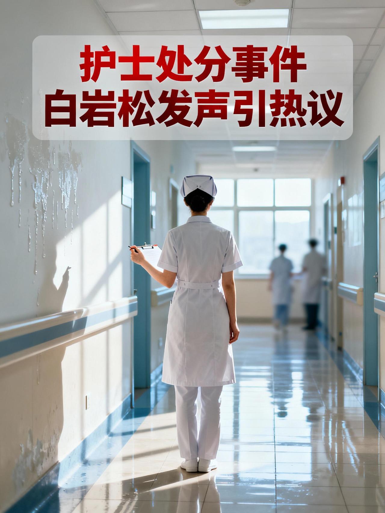 最近“最快女护士”张水华被处分的事儿，又因为白岩松的几句话给“翻红”了。这事儿啊