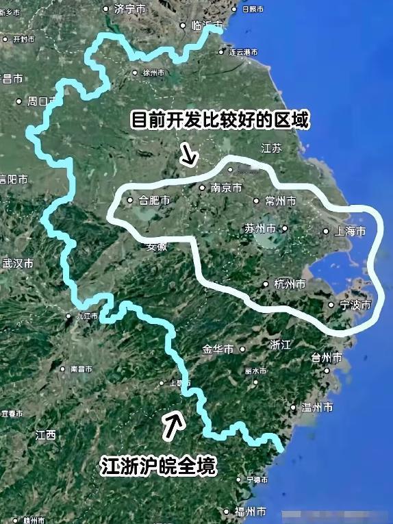 整个狭义的江南地区，实际上就是安徽、江苏、浙江省会，还有上海周边的区域！江南地区