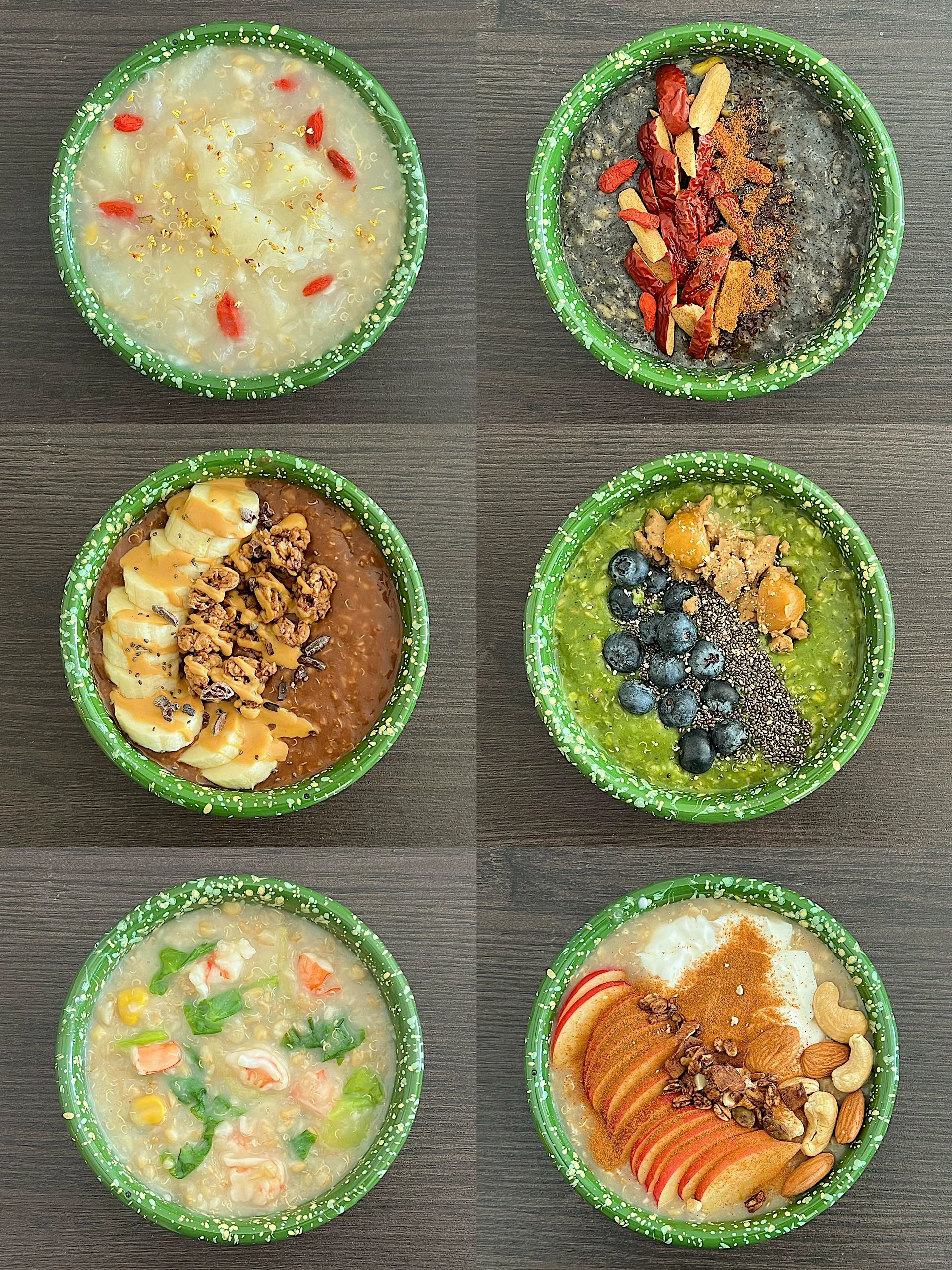 6种好吃易做的燕麦粥🍲简单搭配就很好吃！