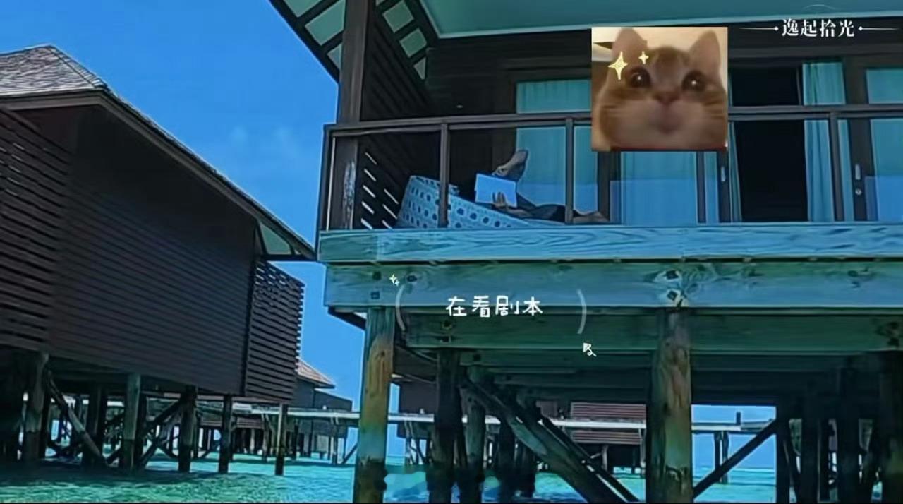 旅游间隙还在看剧本宋威龙旅游间隙看剧本宋威龙在马尔代夫还在看剧本