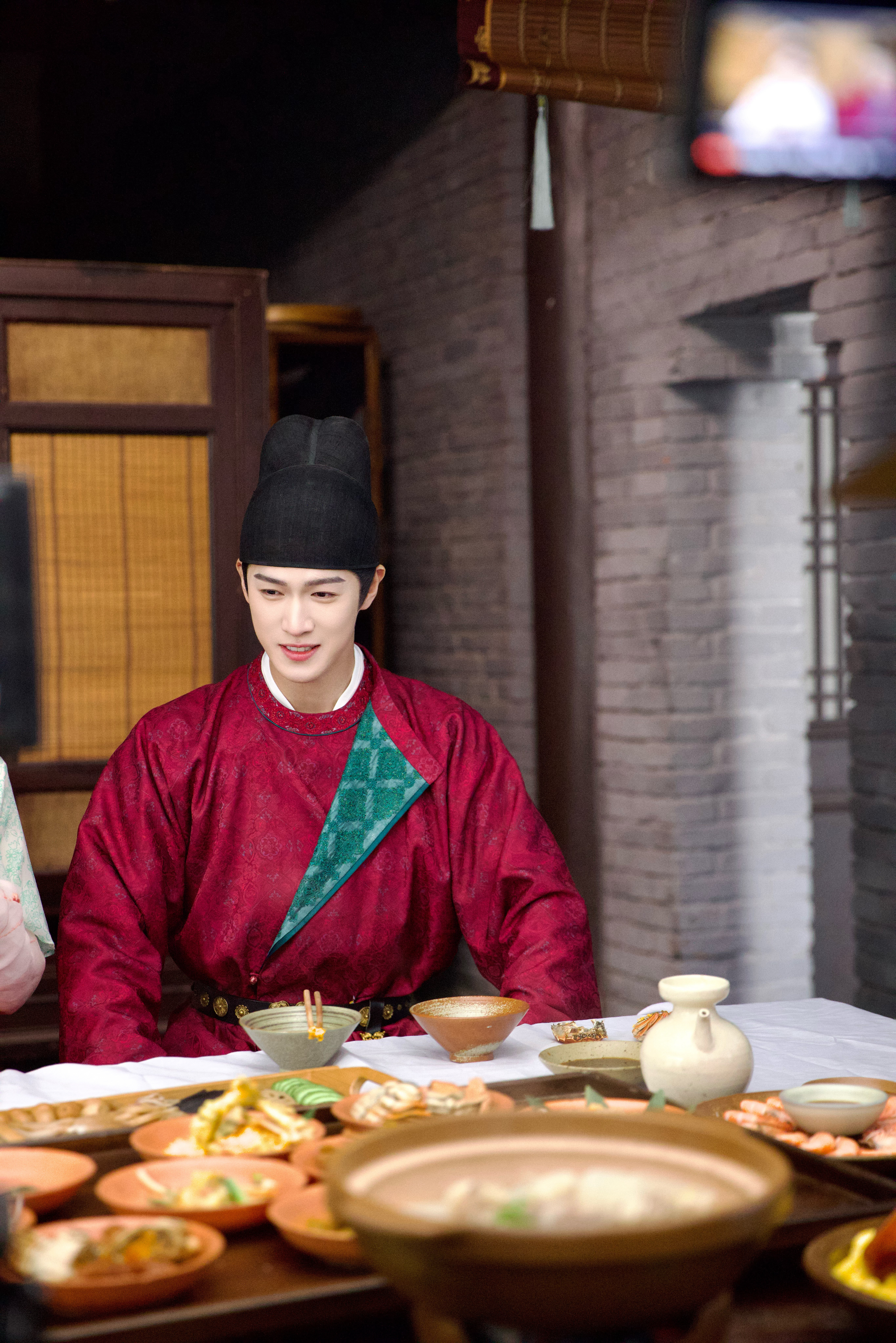 李昀锐 《宴遇永安》林晏☽ 官服-玫红衣【补图】 ​​​