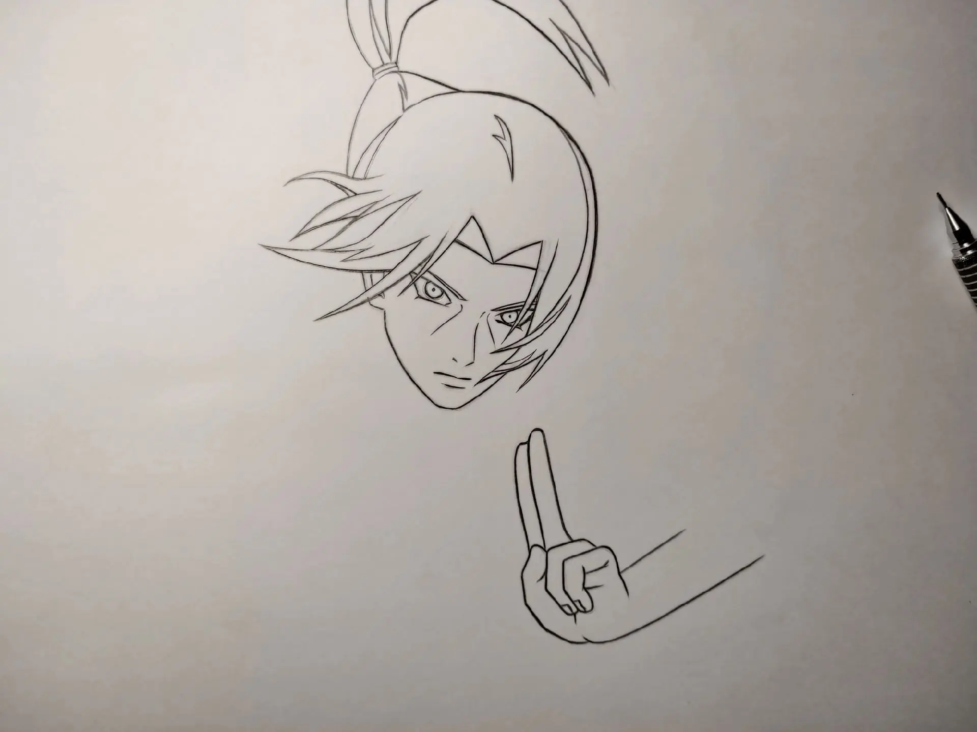 化作黑暗中的乌鸦 指引雏鹰飞向光明. 火影忍者马克笔手绘绘画工具：威思...