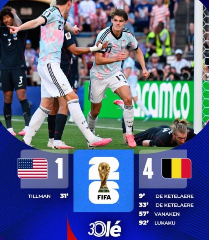 比利时贴脸开大！划掉“soccer”改“FOOTBALL”，精准打击美国“盘外招