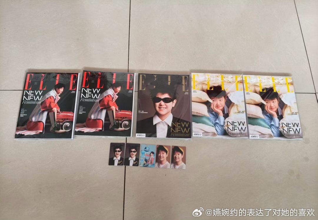 美滋滋看到杂志到家了，每一本都好可爱好美萌孙颖莎