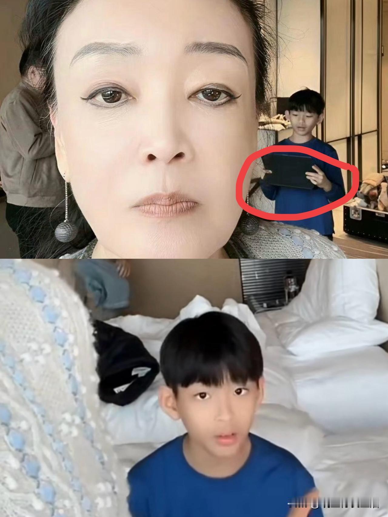 小玥儿背影像大S，小箖箖脸蛋像汪小菲，张兰晒出与孙子女互动，还有熊猫叫！

果然