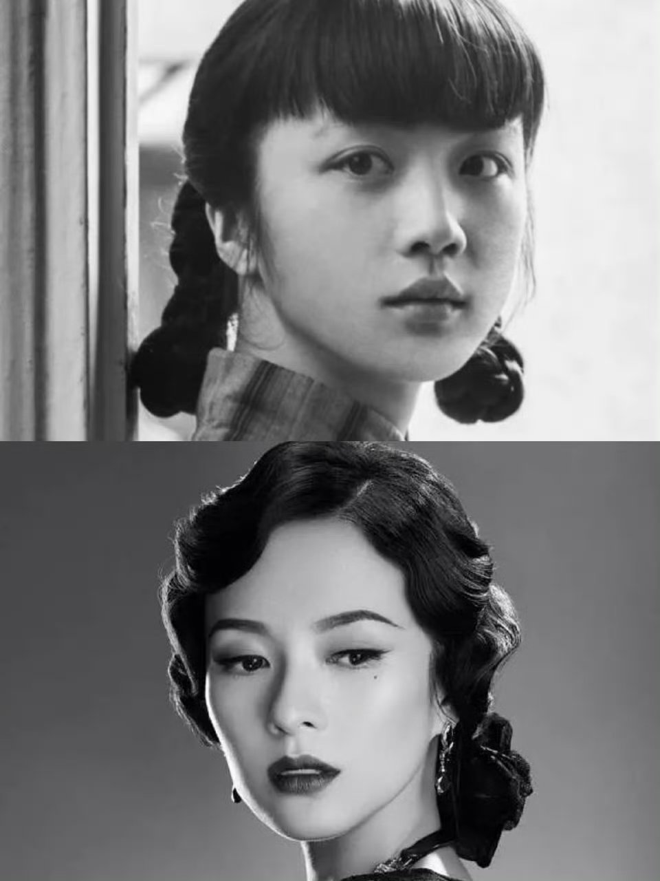 章子怡和汤唯，长相性格气质都完全不同，却在剧中有着相似的倔犟！ 