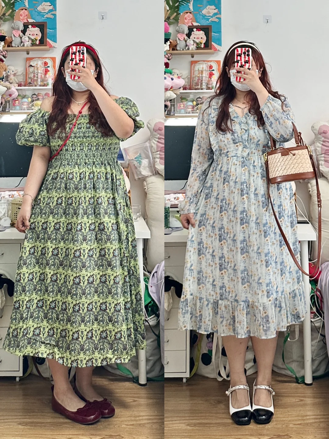 大码穿搭 | 漂亮碎花裙*💐美美入夏啦～