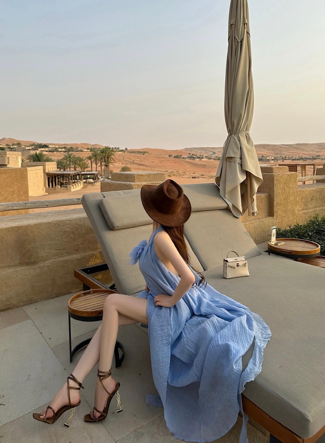 Absorbing energy from nature. ​​​