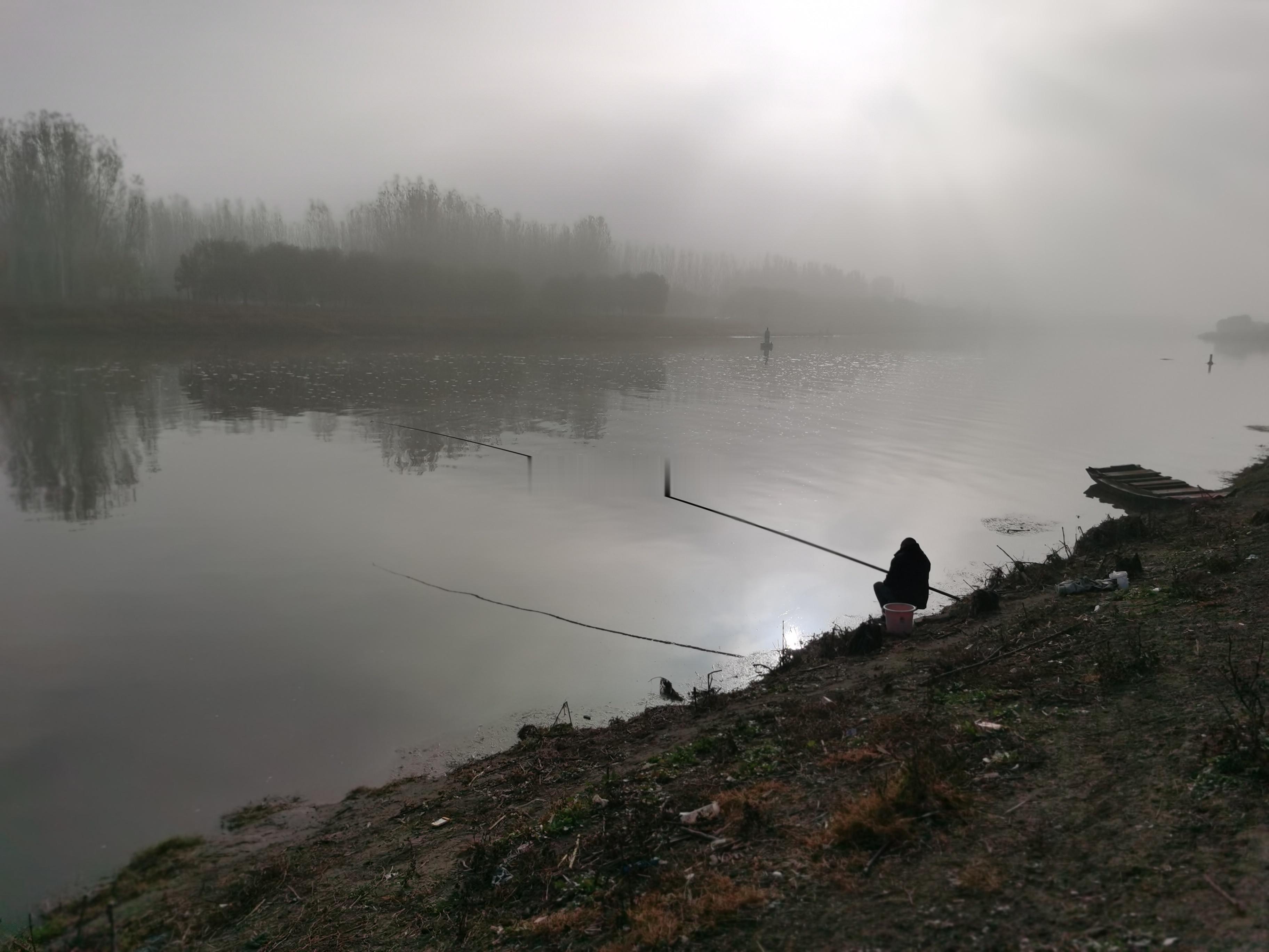 钓鱼佬的初冬！这就是钓鱼佬的快乐 ​​​
