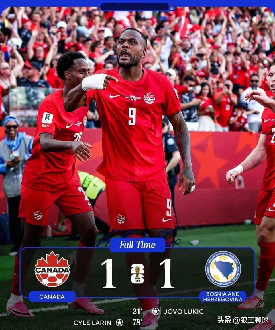 ⚽️ 21’ 0-1 卢基奇
⚽️78’  1-1 拉林 ​​​