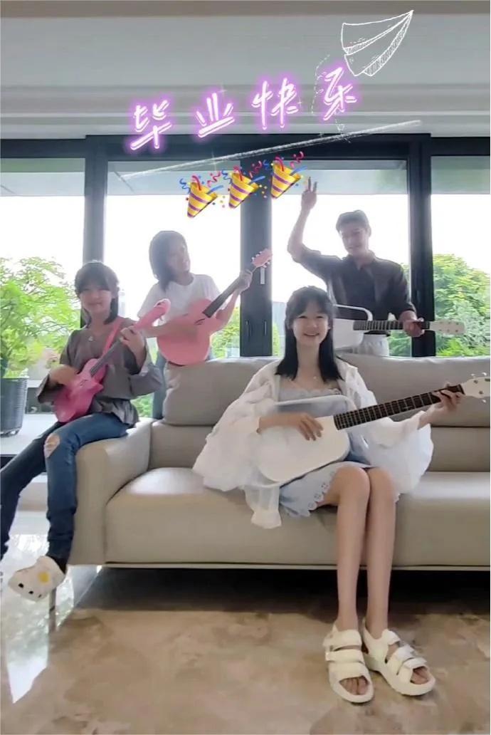 陆毅的女儿初中毕业！15岁贝儿整体比例非常优越，长成了漫画里的小女孩 ​​​