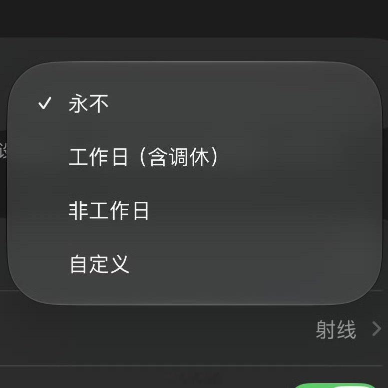 iOS27 调休闹钟2026年用上了国产手机十年前的功能虽然但是，发明调休的人能