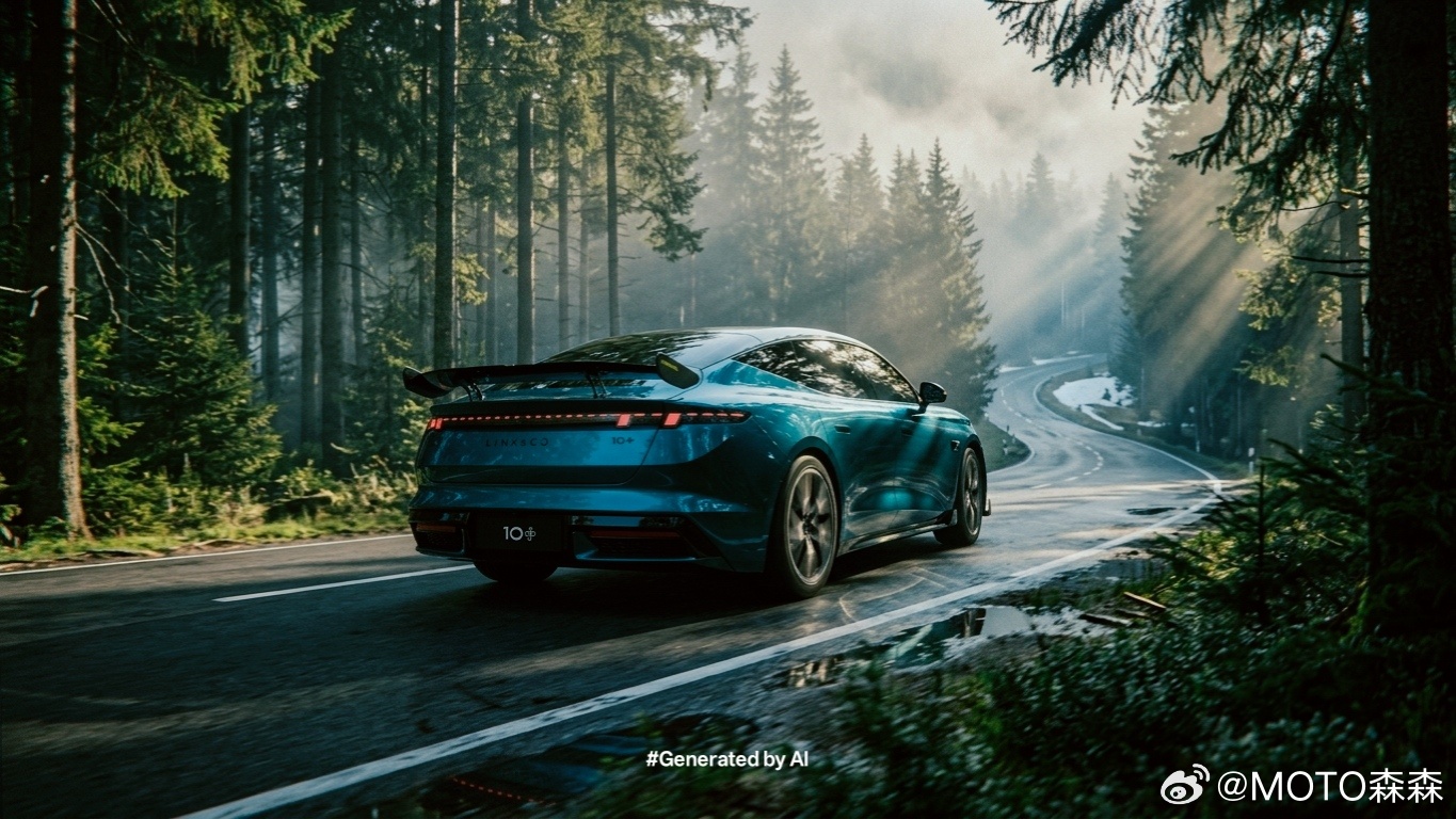 免费积分用完了，做不了4K图，大概看吧千匹马力的领克10+来了领克10