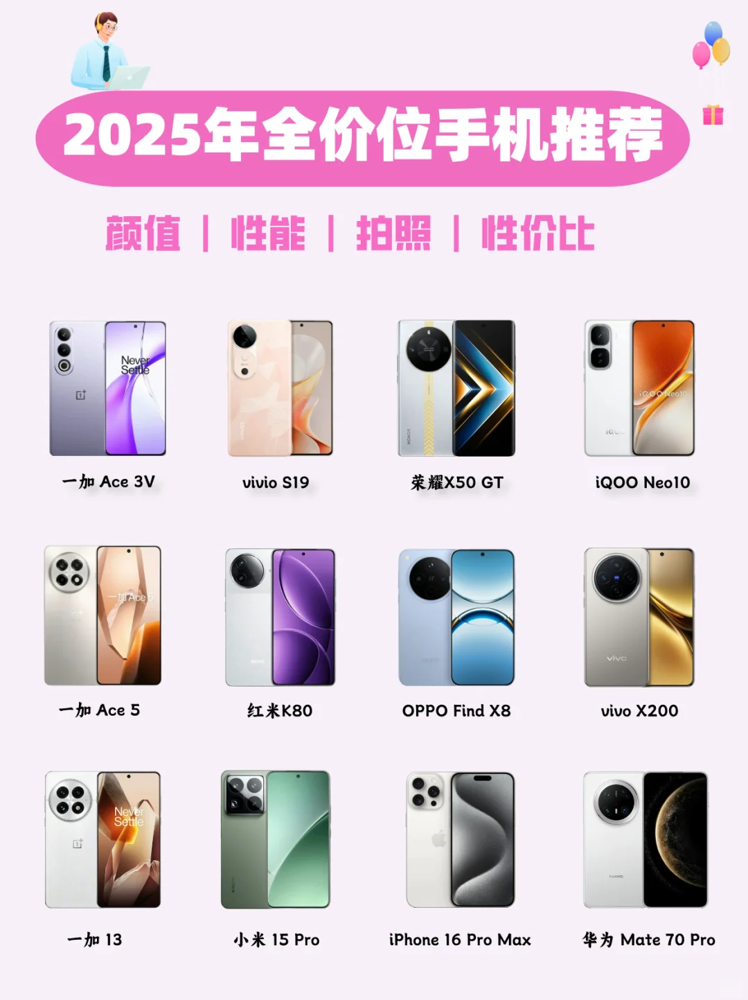🔥新年换新机！2025年全价位手机推荐