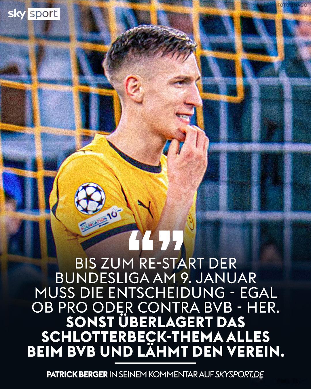 🚨［Sky］：尼科·施洛特貝克會留在多特蒙德還是離開❓你的直覺是什麼❓ 🤔?