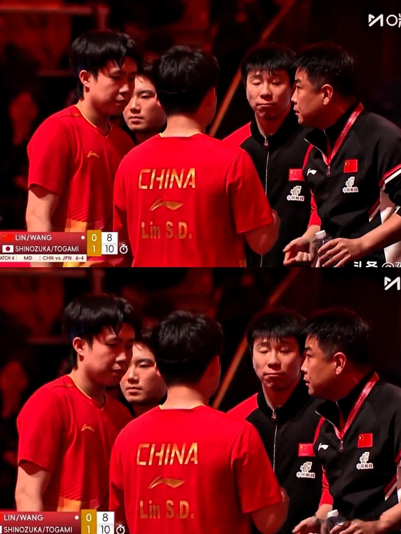 今日排兵布阵：国乒有3大失误！其一，不应让莎头组合打混双，而该让动漫组合出战。