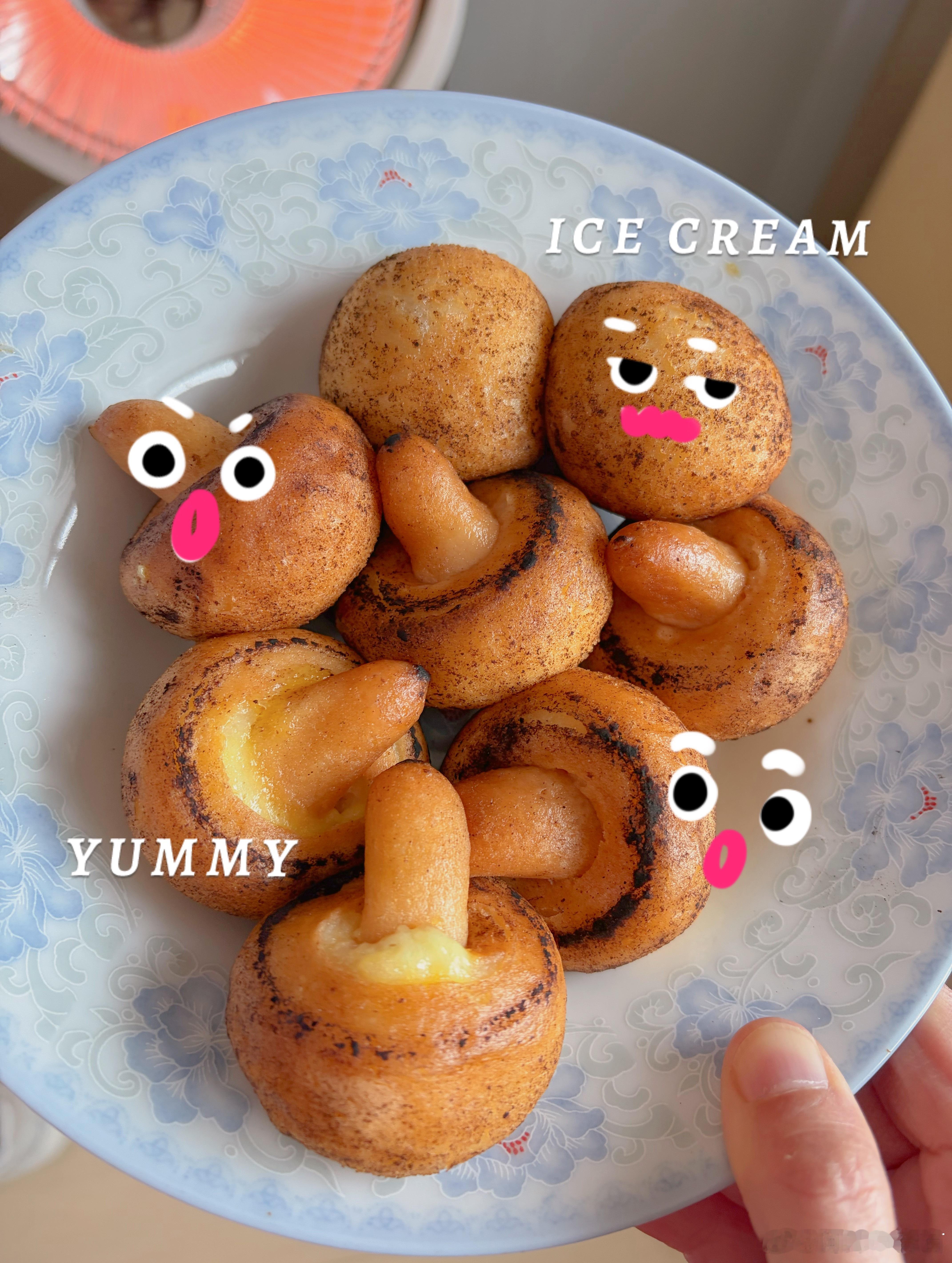 好像是蘑菇冰激凌，我婆婆当包子蒸了。