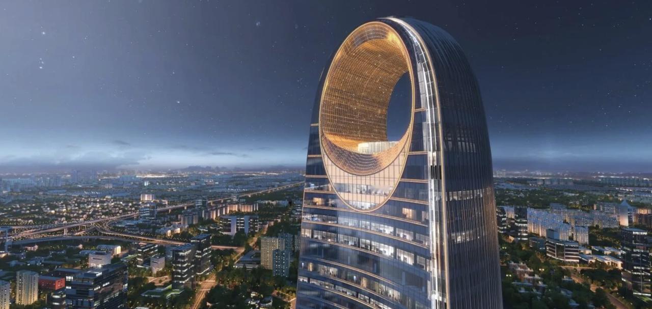 突破300米！杭州“金手指”地标刷新天际线，云门中心挺进杭州第二高楼
 
202