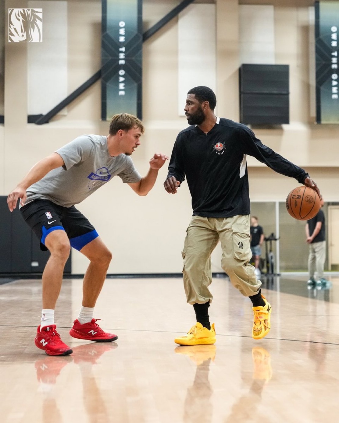 Cooper Flagg 防守 Kyrie Irving 🥶今年能在球场上看到