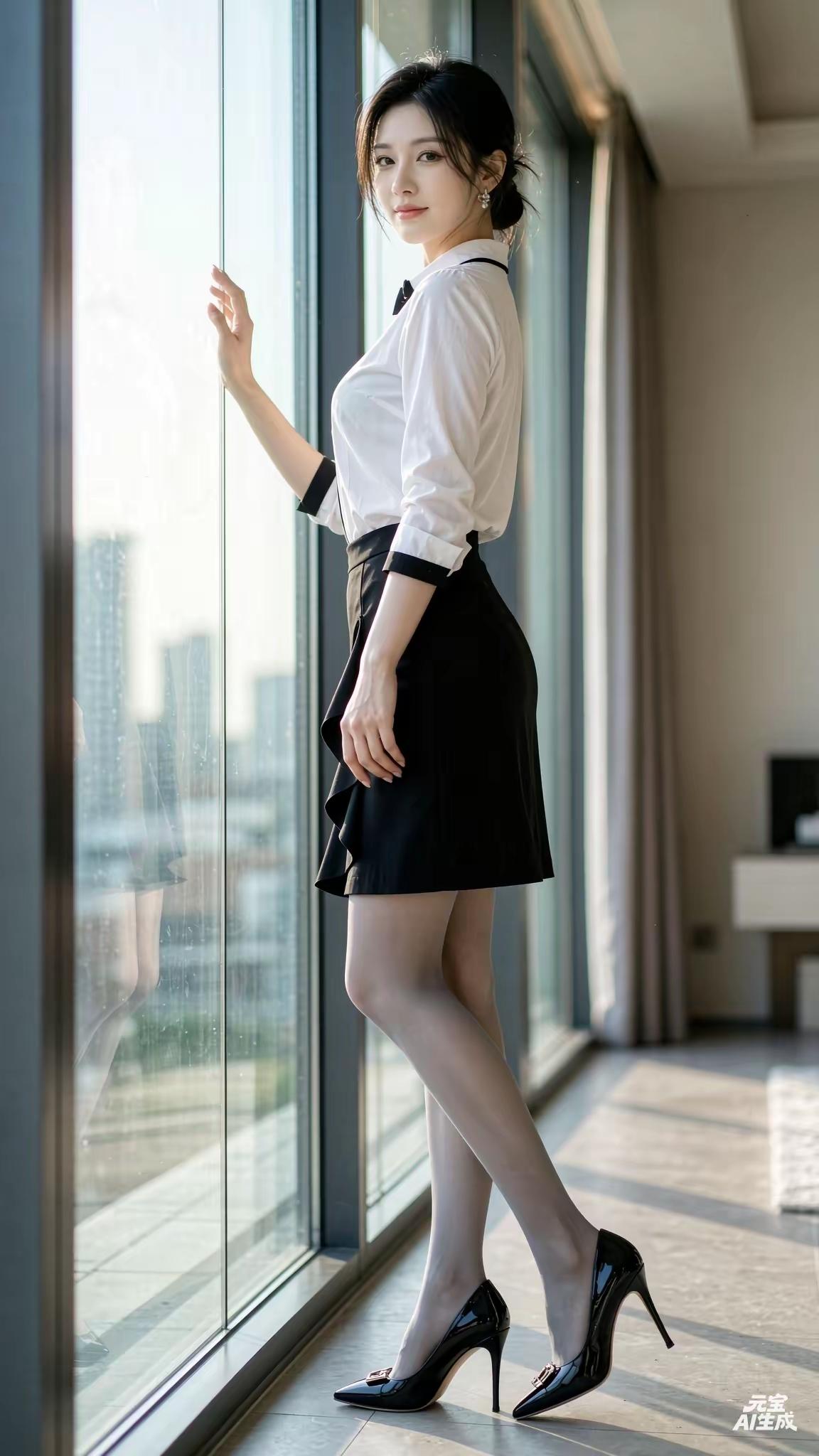 气质美美的美女穿搭分享！