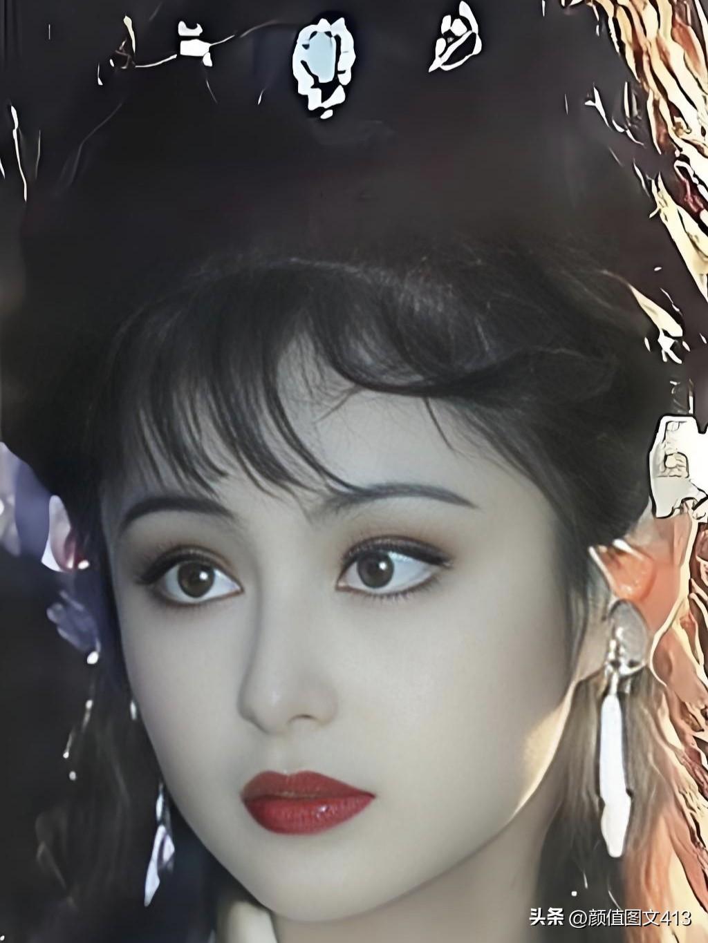 陈红，东方美学的极致诠释。眉眼如画，顾盼生辉，从《大明宫词》到《春光灿烂猪八戒》